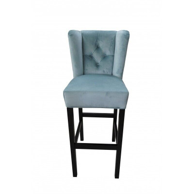 Blue Bar Stool 2-Piece Set Fabric Bar Stools Bar Stools Counter Chair Chesterfield Chairs