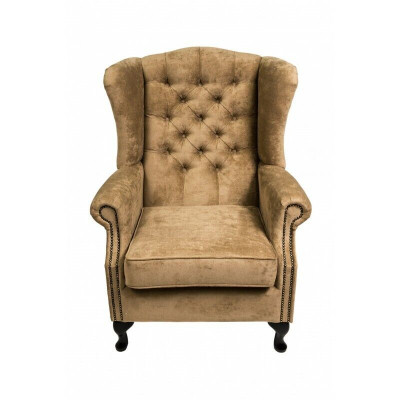 Wingback armchair armchair television chair padded sofa relax 1-seater Chesterfield