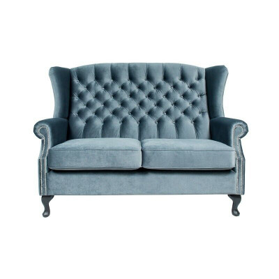 Sofa 2-seater Chesterfield upholstery design luxury couch sofas wing chair
