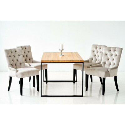 Dining table kitchen modern extendable wooden table wood tables