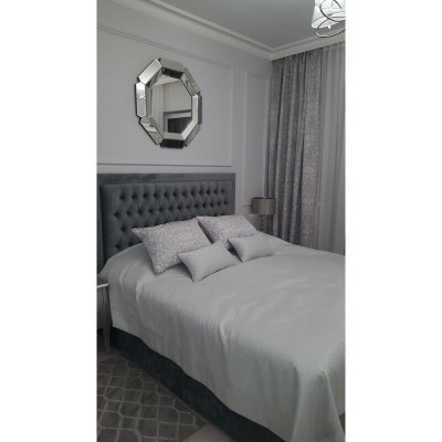 Chesterfield bed upholstered double hotel decor beds bedroom 140x200cm