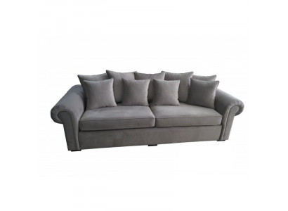 Sofa 3-seater Chesterfield upholstery classic sofas three-seater fabric couches