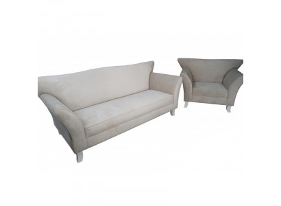 Sofa 3-Seater + 1-Seater Sofa Set Upholstered Designer Couches Sofas Set