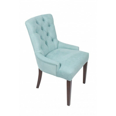 Light Blue Chesterfield Chair Set Modern Dining Chairs Dining Room 8-Piece Chair Set