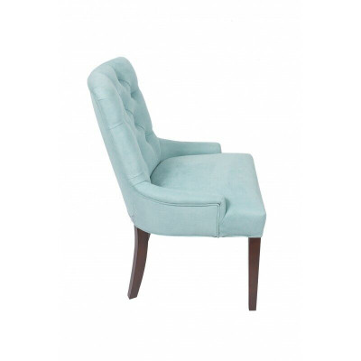 Light Blue Chesterfield Chair Set Modern Dining Chairs Dining Room 8-Piece Chair Set