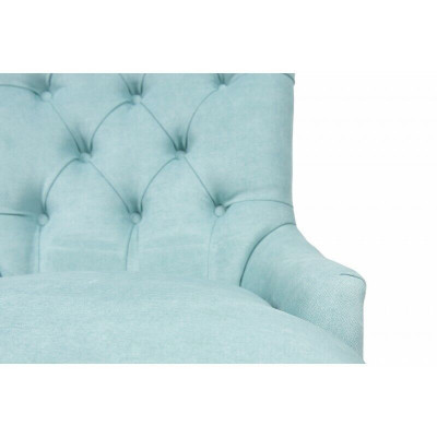 Light Blue Chesterfield Chair Set Modern Dining Chairs Dining Room 8-Piece Chair Set