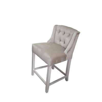 Beige Bar Stool Set of 10 Fabric Design Bar Stools Chesterfield Chairs