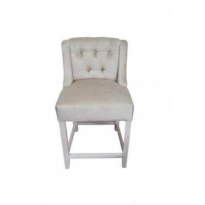 Beige Bar Stool Set of 10 Fabric Design Bar Stools Chesterfield Chairs