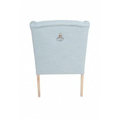Blue Chesterfield armchair set dining room group chairs x8 armchairs
