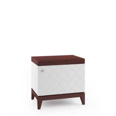 Design wood high gloss bedside table console side table nightstands new