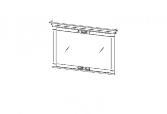 Mirror Wooden Frame Large Wall Mirror Classic Designer Mirror - Model FL-L2