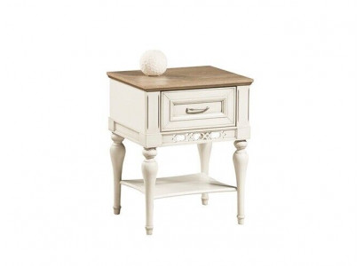Nightstand Shelf Bedside Table Solid Console Storage Bedroom FL-N2