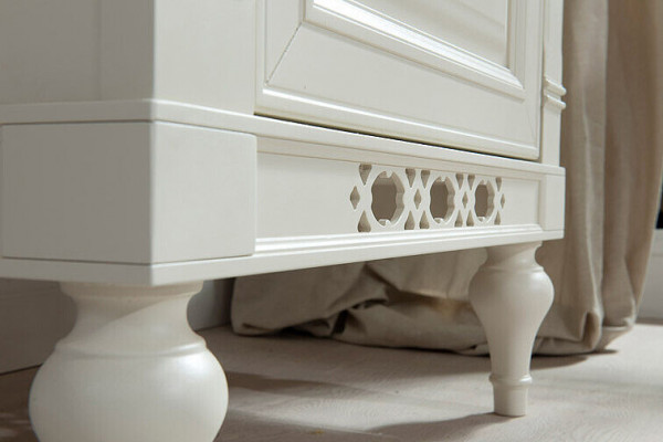 Nightstand Shelf Bedside Table Solid Console Storage Bedroom FL-N2