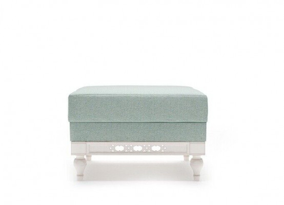 Classic Stool Retro Rustic Footstool Ottoman Bench New Flp3a