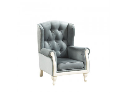Chesterfield wing chair armchair upholstery television office couch genuine leather