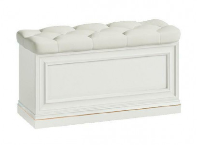 Pouf Ottoman Bench Chest Real Leather Box Cupboard Walk-in Wardrobe New