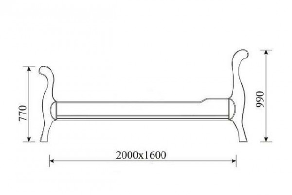 Real Wood Solid Colonial Style Bed 160/180x200cm Beds Double Bed New Marriage OB