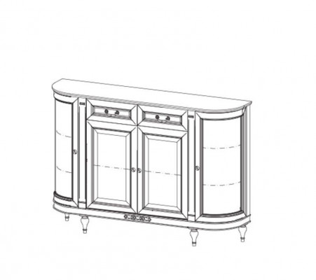 Classic Sideboard Display Cabinet Sideboard Display Cabinet Dresser FL-K4