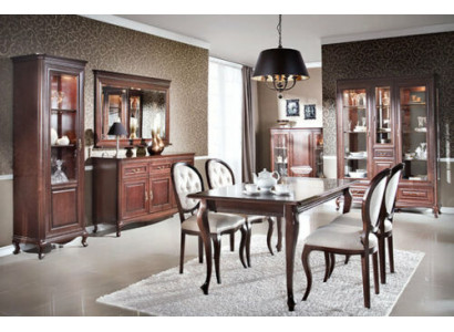 Dining table table tables solid wood wooden table classic baroque style dining room V-4