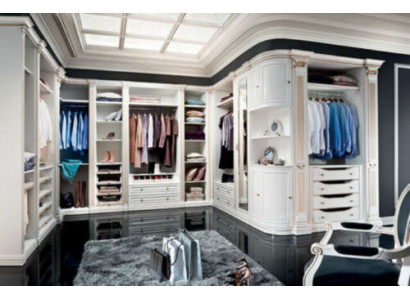 Element Model V2D-04 for Walk-in Closet Wardrobe Italian Furniture