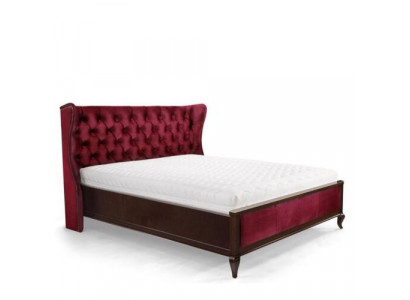 Bedroom bed upholstery design furniture luxury double hotel beds modern fabric
