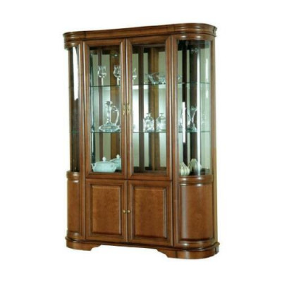 Solid Wood Handcrafted Rustic Cabinet Classic Display Cabinet Vitrine-Z-W2