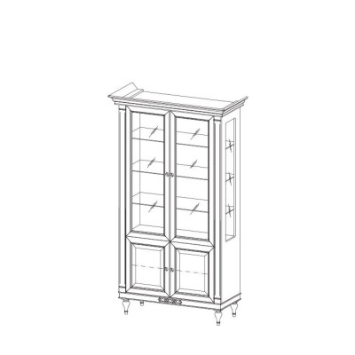 Classical display cabinet sideboards showcase cabinets display cabinet cupboard glass cabinet FL-W2