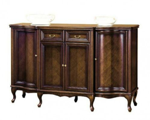 Classic Chest of Drawers Dresser Sideboard Antique Style Cabinet Wood Model