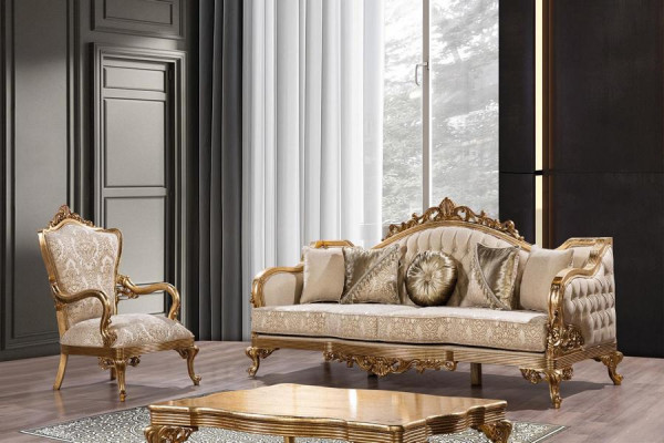 Classic Designer Couch Club Furniture Sofas 3+1 Seater Sofa Set