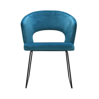 Modern armchairs group 8 chair set green upholstery armrest design