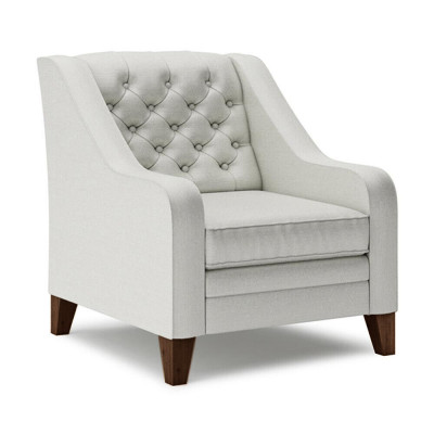 Chesterfield Group 6-Piece Set Luxury Lounge Upholstered Club Armchair Gray