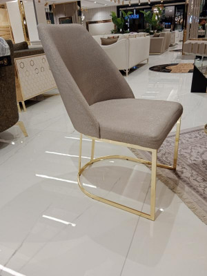 Modern Furniture Set 6x Chairs Dining Room Upholstered Chairs Textile Chair Group