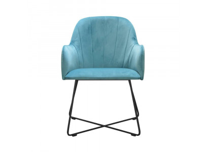 Chair 6x Dining Room TV Club Textile Seat Armchair Set New Lounge