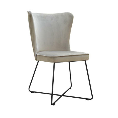 Chair 6x Dining Room TV Club Textile Seat Armchair Set New Lounge Chairs