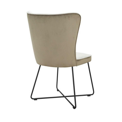 Chair 6x Dining Room TV Club Textile Seat Armchair Set New Lounge Chairs