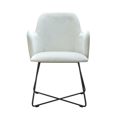 Chair 6x Dining Room Armchair Textile Seat Armchair Set New Club TV Upholstered Chair