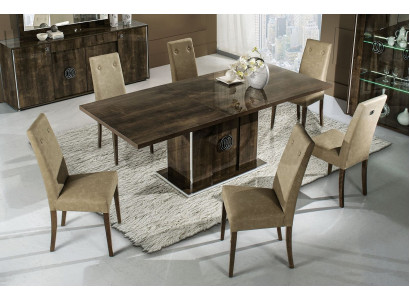 Chair group set wood new upholstery suite kitchen living room dining room 6x chairs