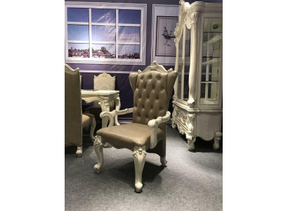 Chair Throne Armchair Wood Set Dining Room Designer Antique Style Rococo Baroque
