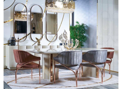 Chairs Chair Upholstery Modern Set Design Lamp Wood Textile Metal