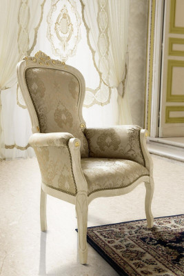 Dining room chair armchair set club with armrests luxury armchair chairs furniture Italy