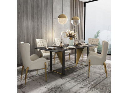 Dining Room Chesterfield 1x Chair Set Upholstery Living Room Seat