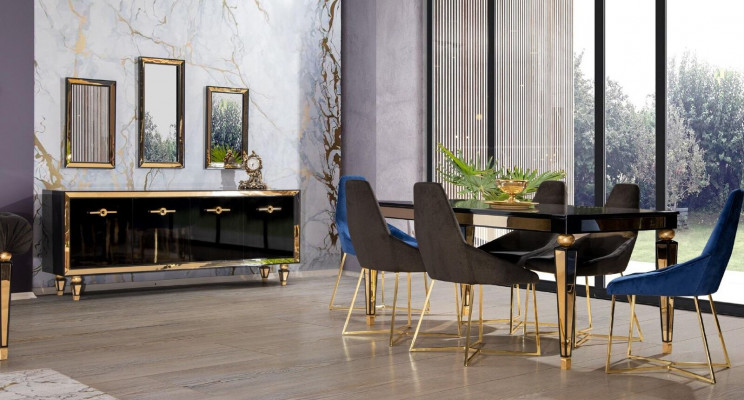 Designer textile chair stainless steel furniture modern single-seat luxury dining room