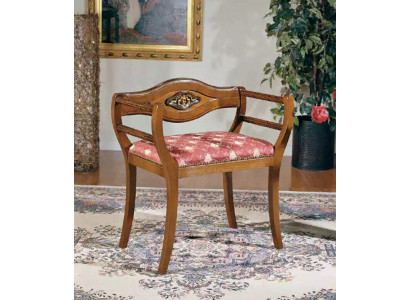 Designer chair classic upholstered fabric seating furniture living room armchair
