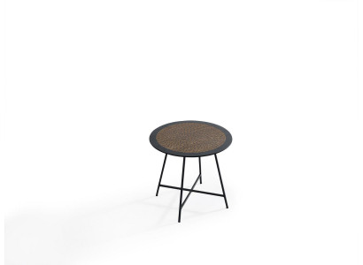 Coffee table in contemporary style with natural wood effect tabletop