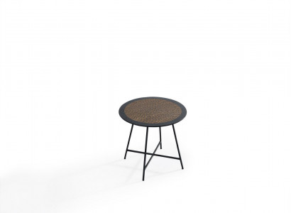 Coffee table in contemporary style with natural wood effect tabletop