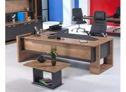 Office corner desk furniture desk furnishing wooden table executive desk