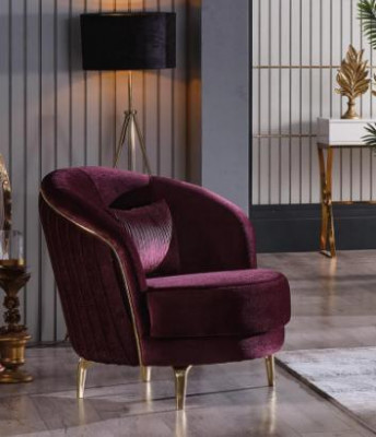 Modern armchair designer seat cushion fabric textile furniture living room furniture