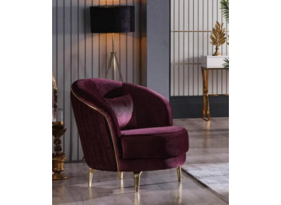 Modern armchair designer seat cushion fabric textile furniture living room furniture