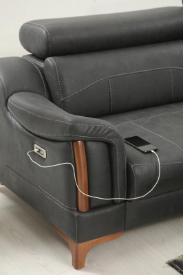 Sectional sofa L-shape sofa couch design upholstery modern textile furniture living room