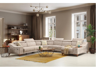 Corner sofa U-shape upholstered sofa couch set corner sofas modern living room